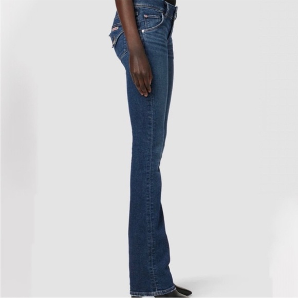 Hudson Mid-Rise Bootcut Stretch Jeans Medium Blue Wash size 29 Made in USA - Picture 4 of 16
